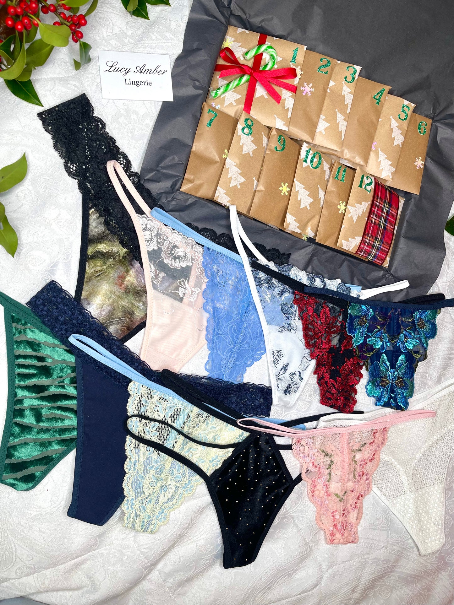 12 Days of Christmas Mystery Thong Advent Calendar