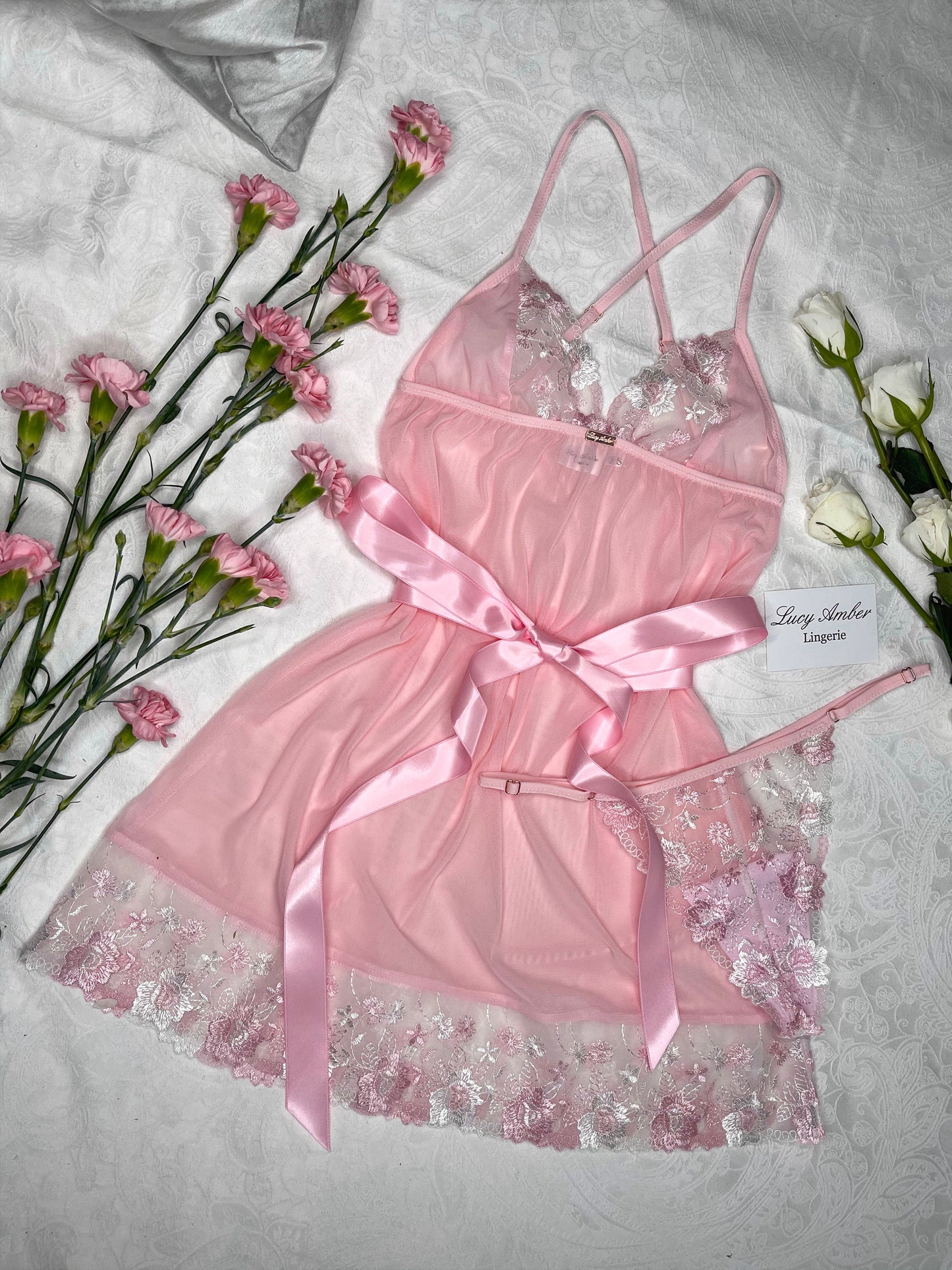 Ophelia Babydoll and Thong Set