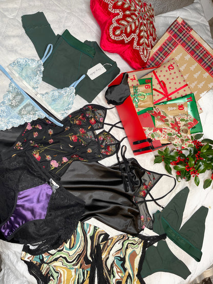 12 Days of Christmas Lingerie Mystery Advent Calendar, Worth over £230