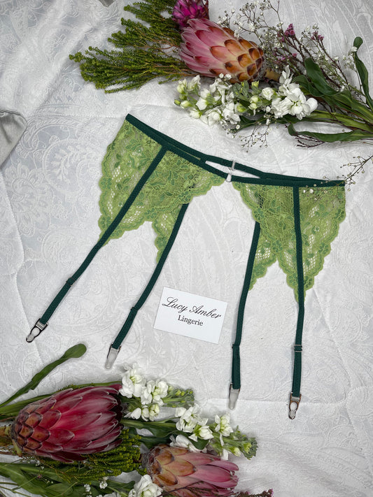 Fleur Suspender Belt