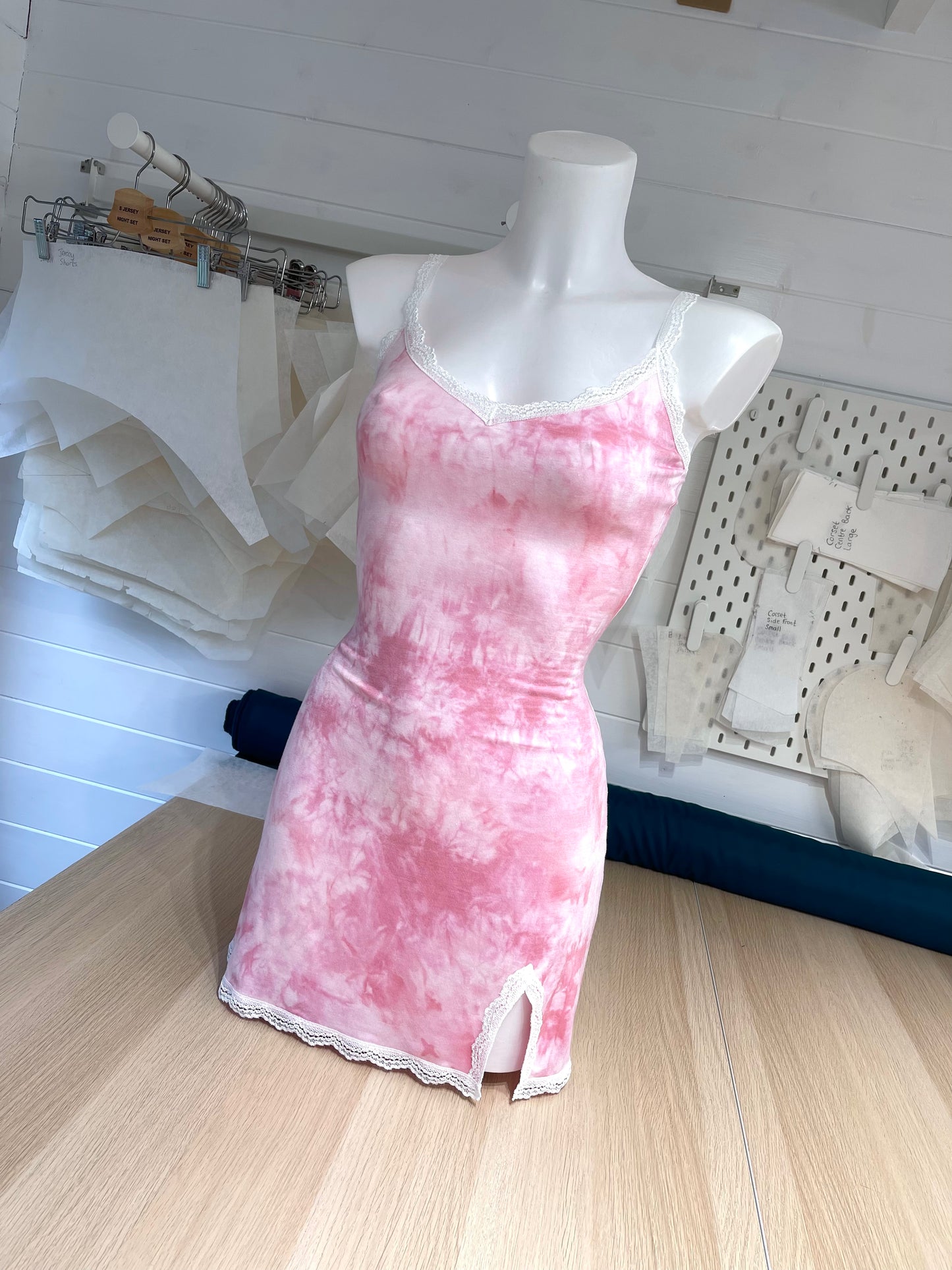 Pink Tye Dye Jersey Slip