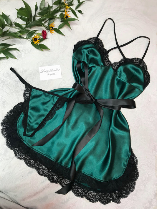 Eleanor Babydoll and Thong Set