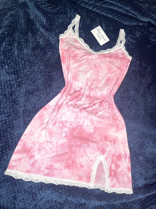 Pink Tye Dye Jersey Slip